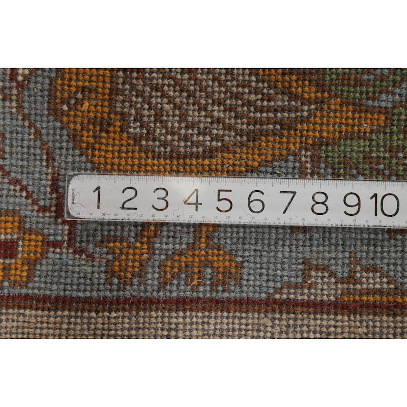 Hand Knotted Oriental 100% Wool Carpet Traditional All-Over Navy Blue & Blues Ziegler Area Rug - 5' 1'' X 3' 0''