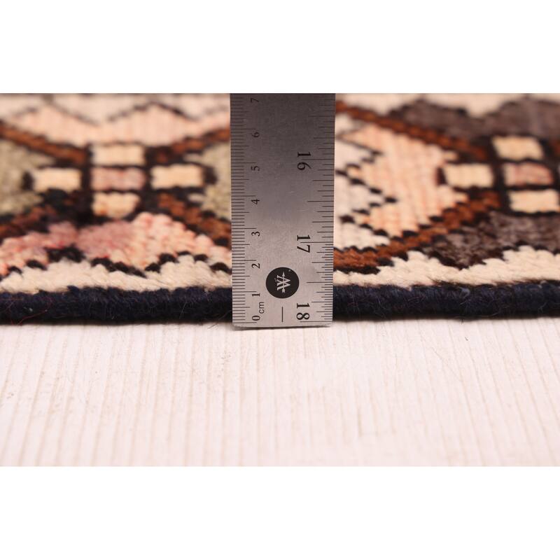 ECARPETGALLERY Hand-knotted Kayseri Vintage Brown Wool Rug - 6'2 x 9'2