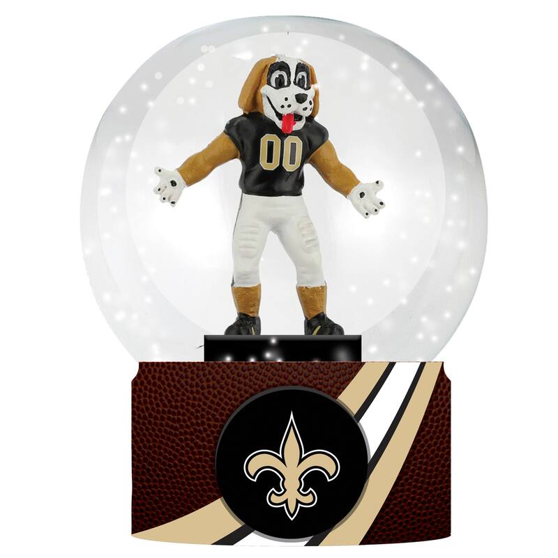 New Orleans Saints 5 in. Glass Tabletop Snow Globe
