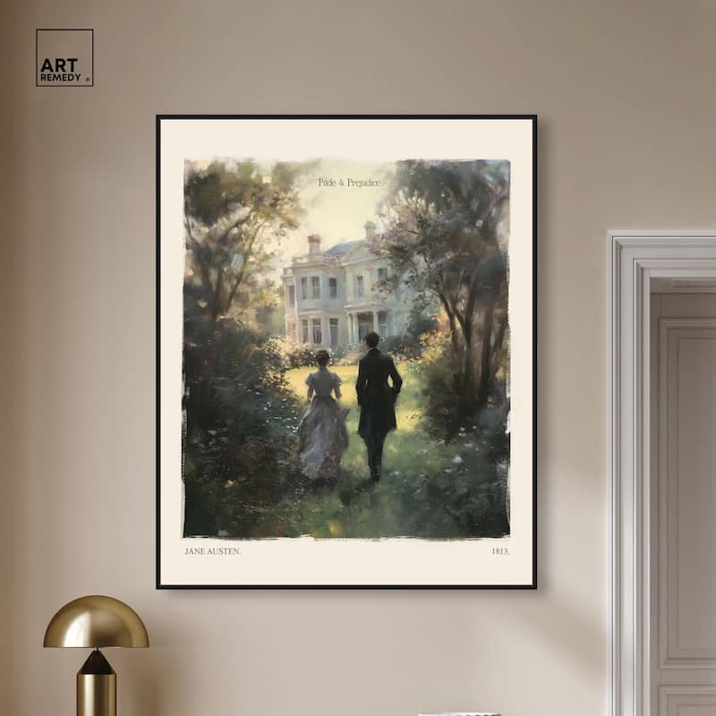 Pride and Prejudice Scene Canvas by Art Remedy