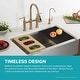 preview thumbnail 28 of 66, Kraus Allyn Traditional 3-Function Bridge Pulldown Kitchen Faucet