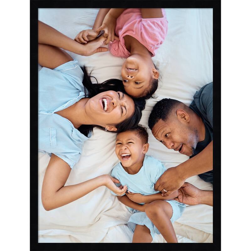 Svelte Clay Grey Framed Picture Frame, Photo Frame - 18x24 - Svelte Noir Black