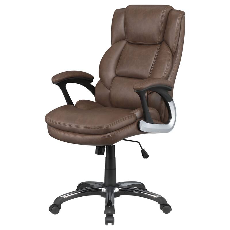 Nerris Upholstered Adjustable Home Office Desk Chair