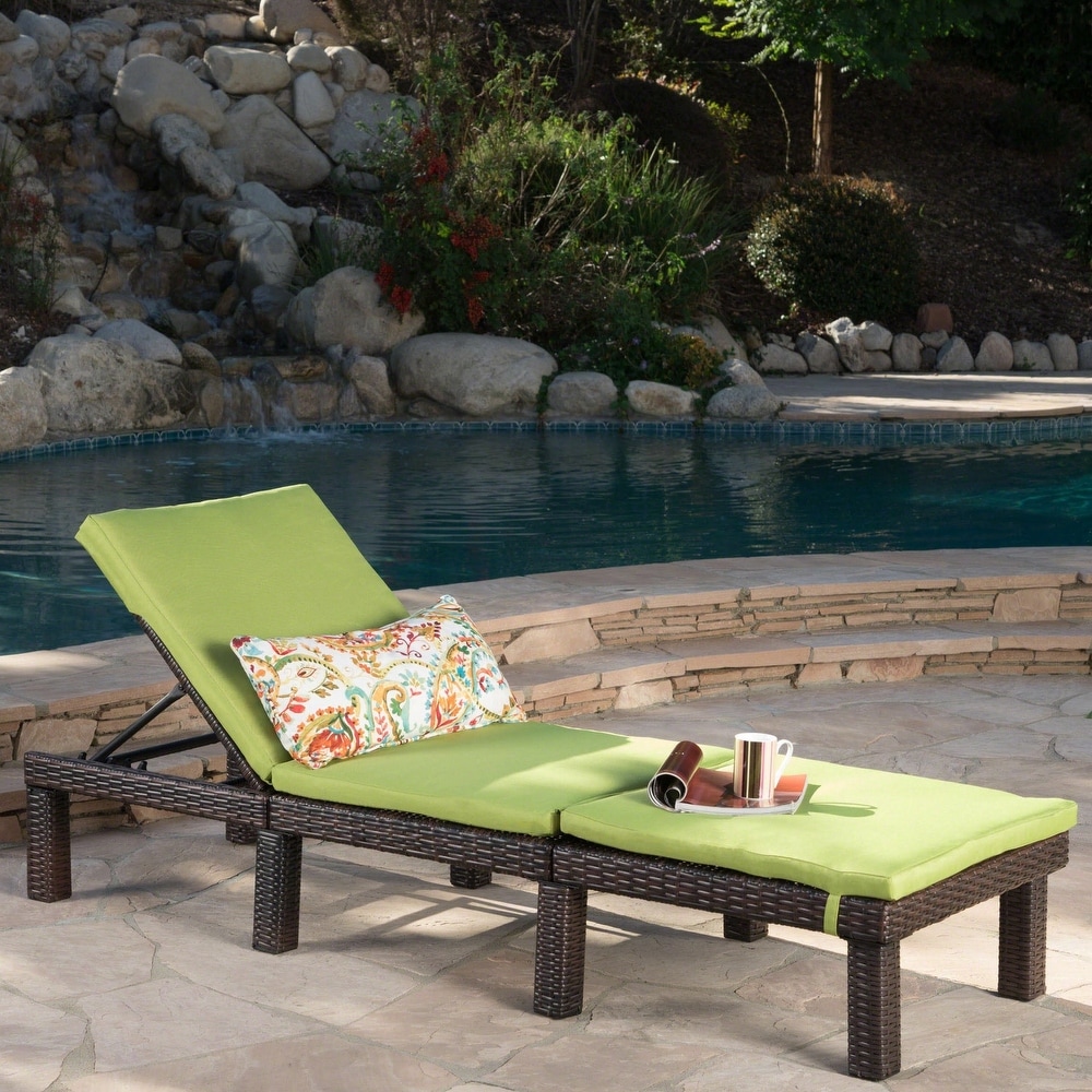Lime green cheap chaise lounge