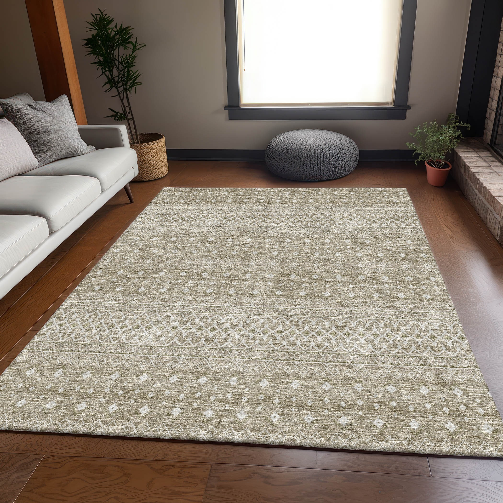 Premium Washable Super Soft Boho Geo Mayfield Rug