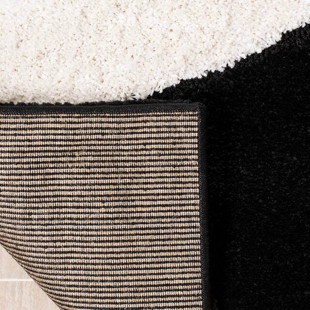 SAFAVIEH Florida Shag Jayati Abstract 1.2-inch Thick Rug