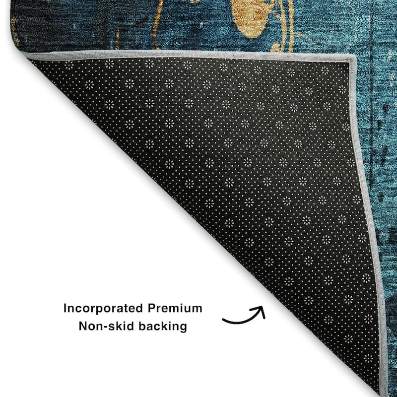 Premium Washable Super Soft Modern Glam Mayfield Rug