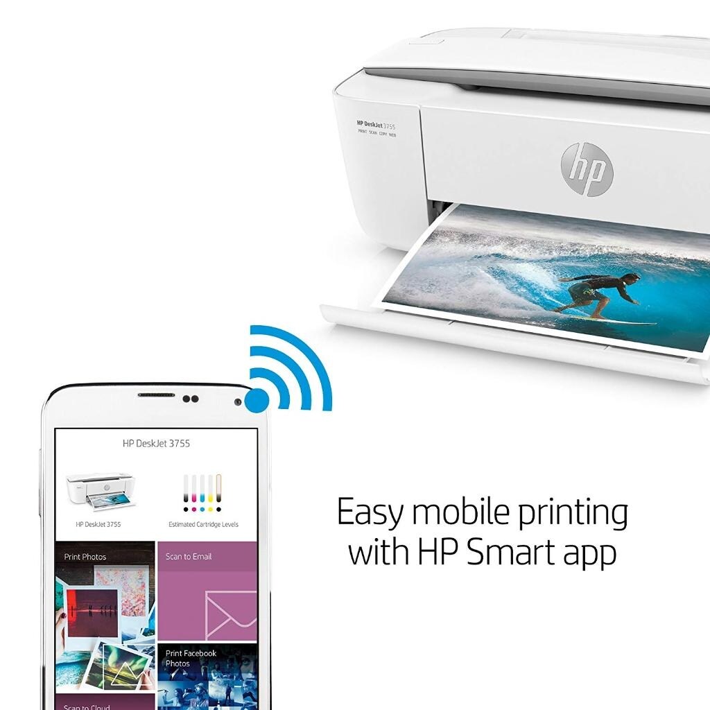Shop Hp Deskjet 3755 All In One Printer J9v91a Overstock