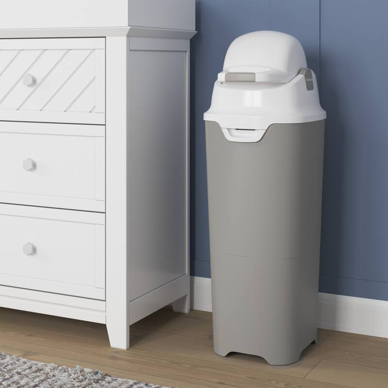 Foundations Tall Diaper Pail - Gray
