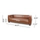 preview thumbnail 27 of 38, Goyette Faux Leather 3 Piece Club Chair and Sofa Set by Christopher Knight Home