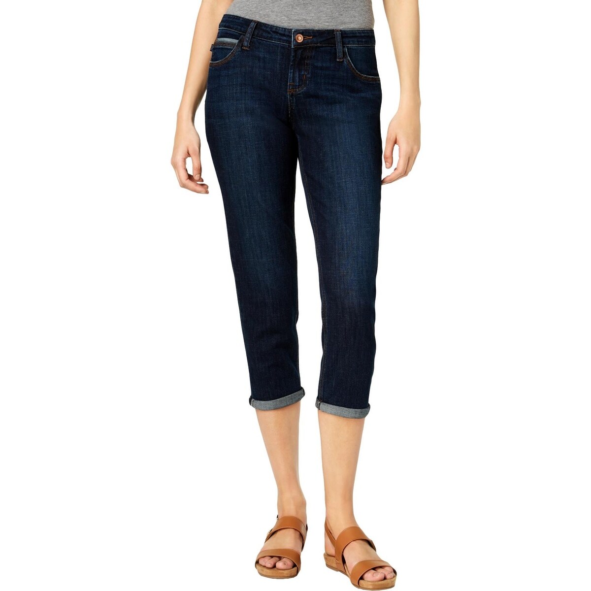 lee cropped jeans