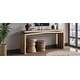 preview thumbnail 27 of 38, GDFStudio - Alex Farmhouse 65" Wooden Console Table for Entryway