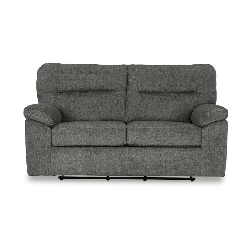 Signature Design by Ashley Bindura Mineral Glider Loveseat - 72" W x 42" D x 42" H