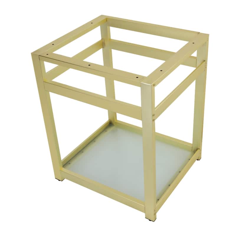 Kingston Brass 25" Wide x 30" High Console Stand - Brushed Brass