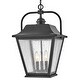 preview thumbnail 1 of 0, Hinkley Lighting 10012 Kingston 3 Light 12" Wide Taper Candle Pendant Black
