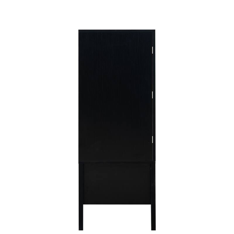 Bar Cabinet,Wine Bar Cabinet,Liquor Credenza,Sideboard with Wine Racks & Stemware Holder,Wine glass holder,Metal handle