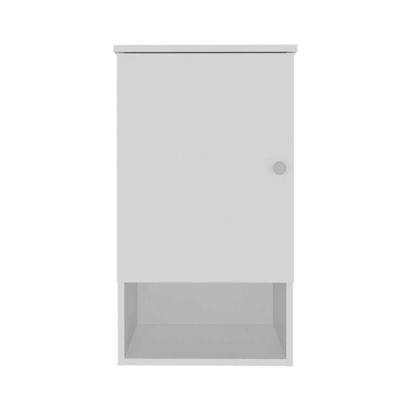 Medicine Cabinet with Single Door, Soft Close System and 3 Storage Shelves, Easy Assembly, Bathroom