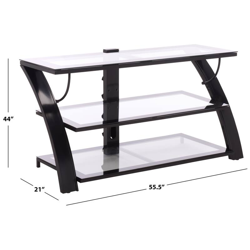 SEI Furniture Aiden 3-in-1 Flat Panel Media TV Stand - 44"W x 21"D x 56"H