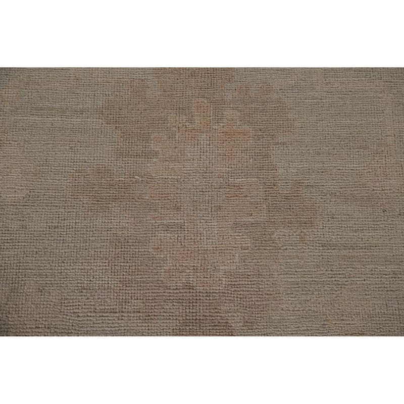 Oushak Turkish Large Area Rug Hand-knotted Wool Carpet - 9'9" x 13'8"