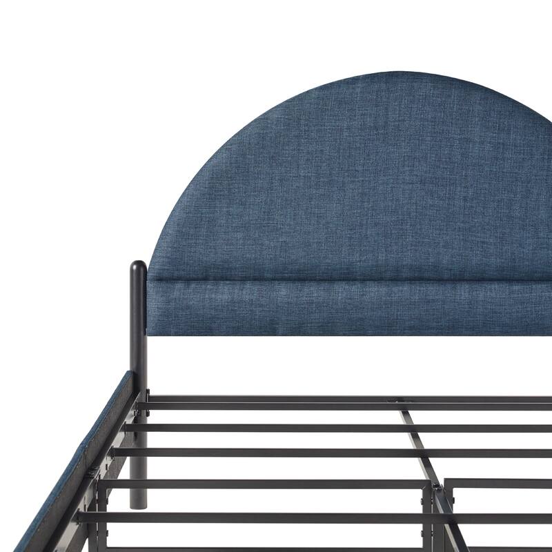 Middlebrook Designs Modern Arch Headboard Queen Bedframe