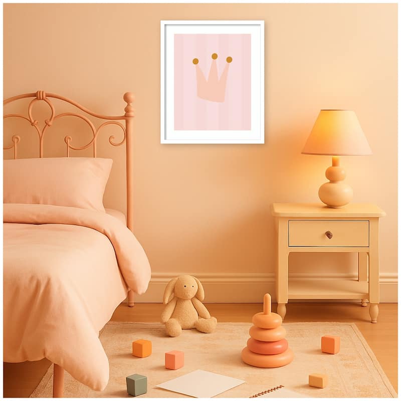 Kate and Laurel Crown by Laura Moss Framed Wall Art Print