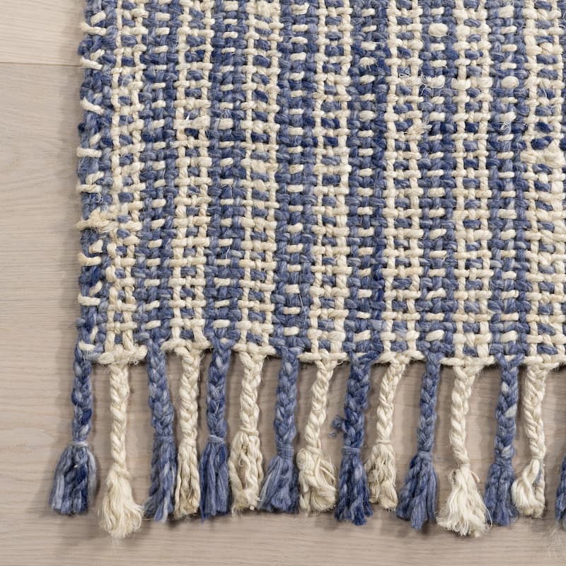 Nuloom Capri Farmhouse Striped Area Rug.