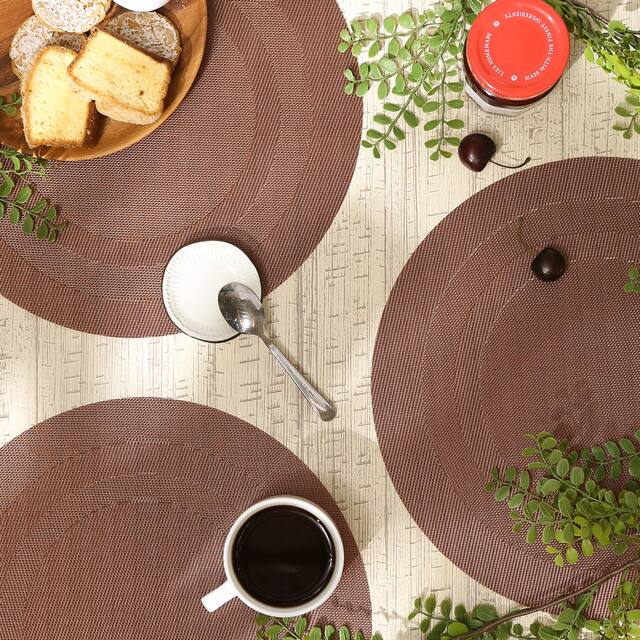 Design Imports Silver Doubleframe Kitchen Placemat Set (Set of 6)