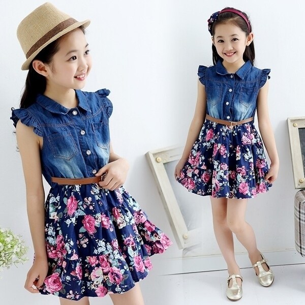 girls dresses jeans