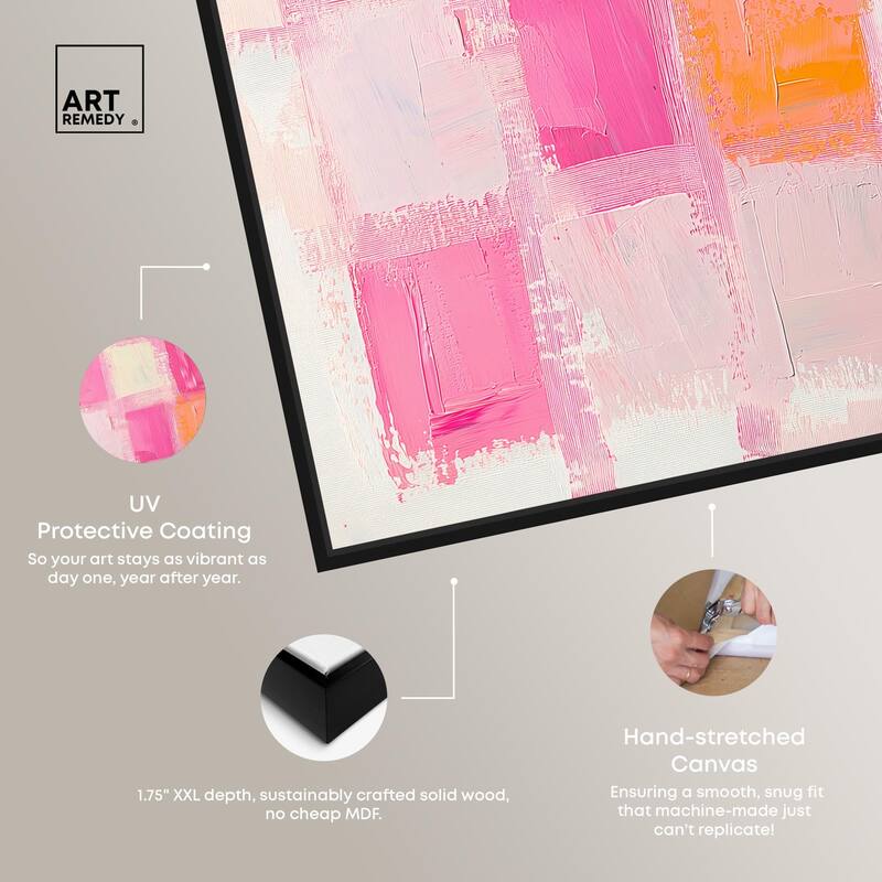 Color Squares I Canvas by Art Remedy
