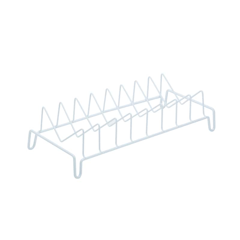 Kitchen Details Lid Organizer in White - 13.98" x 6.69" x 5.51"
