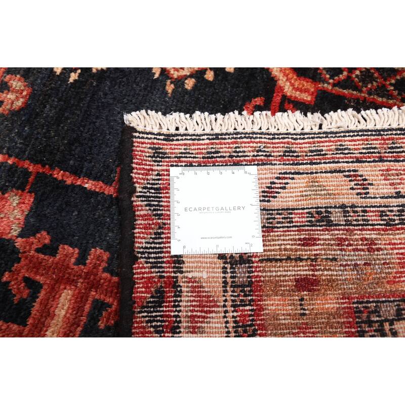 ECARPETGALLERY Hand-knotted Andelz Dark Navy Wool Rug - 3'8 x 6'2