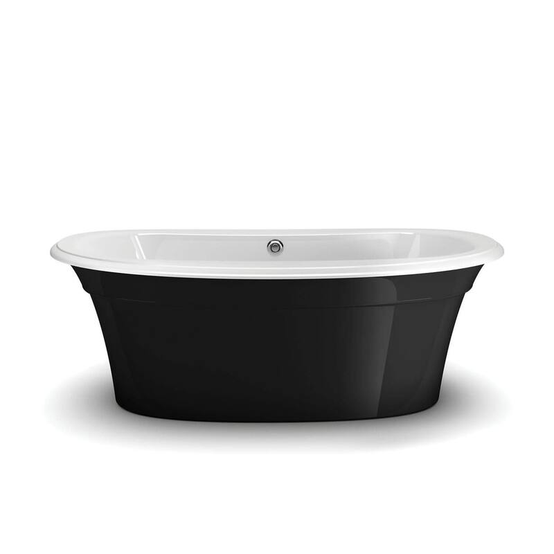 Maax 105744-000 Ella Sleek 66" Free Standing Acrylic Soaking Tub with