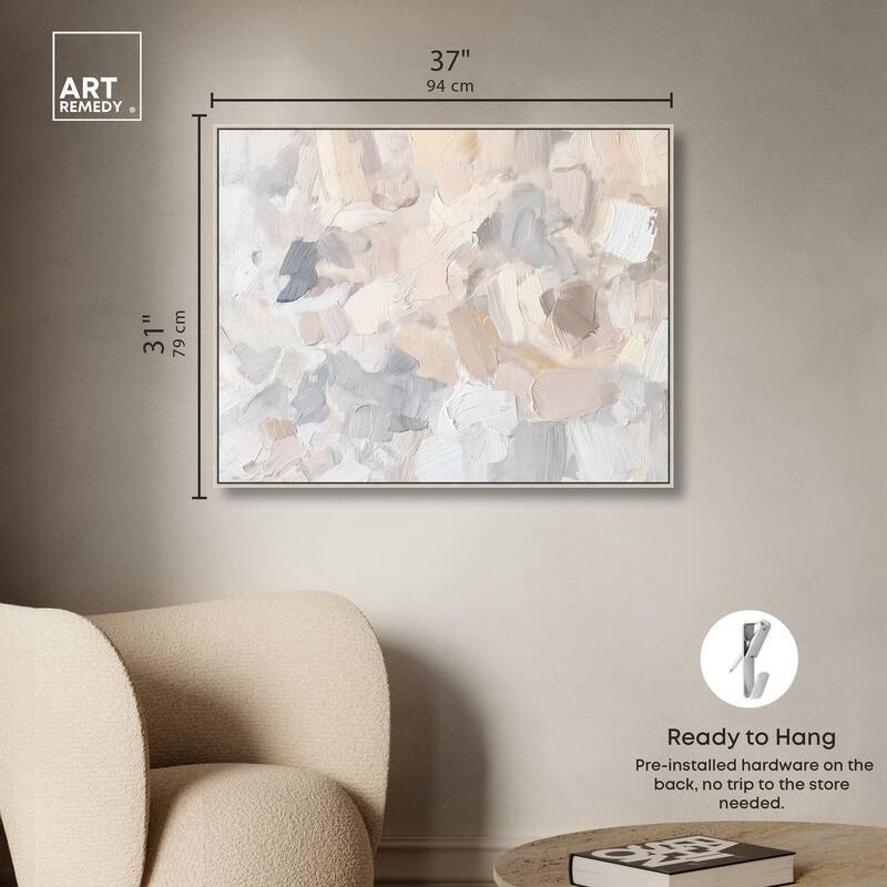 Soft Colors Fade I Canvas by Art Remedy
