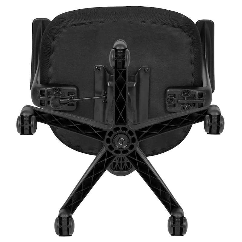 Mid-Back Mesh Swivel Task Office Chair with T-Arms - Office Furniture - 21"D x 24"W x 34.25" - 39"H