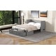 preview thumbnail 14 of 12, Full Murphy Bed with USB Ports, Large Drawers and Metal Handles