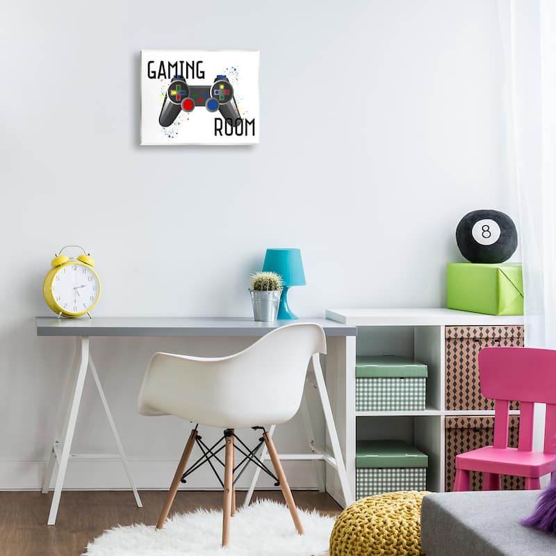 Stupell Gaming Room Modern Controller Wall Plaque Art Design By Kim Allen