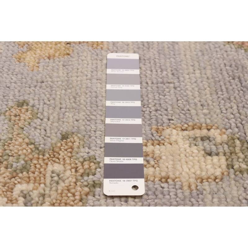 ECARPETGALLERY Hand-knotted Jules Serapi Grey Wool Rug - 8'1 x 9'10