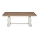 preview thumbnail 2 of 5, Napa 50" Solid Wood Pedestal Coffee Table