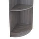 preview thumbnail 45 of 104, Q-Max 5-tier Wood Display Corner Bookcase