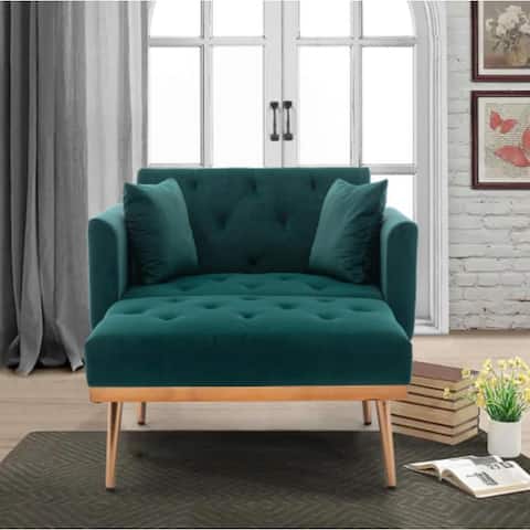 Chaise Lounge Chair in Green