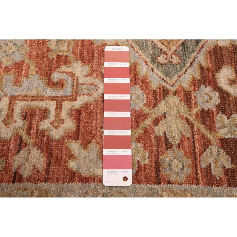 ECARPETGALLERY Hand-knotted Jamshidpour Dark Copper Wool Rug - 8'1 x 10'3