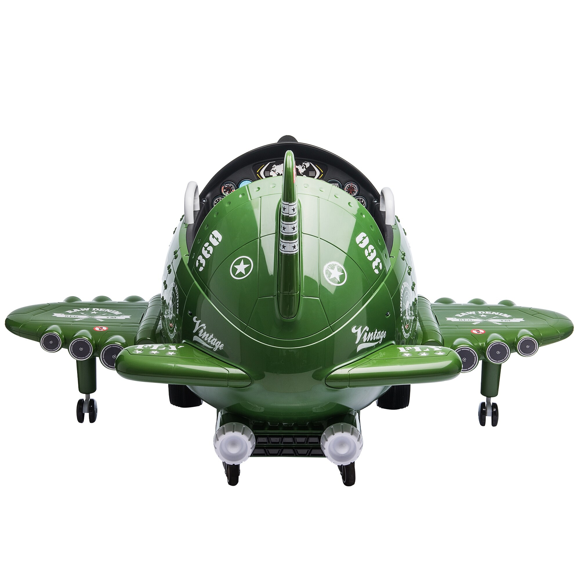 Battery powered airplane ride on discount
