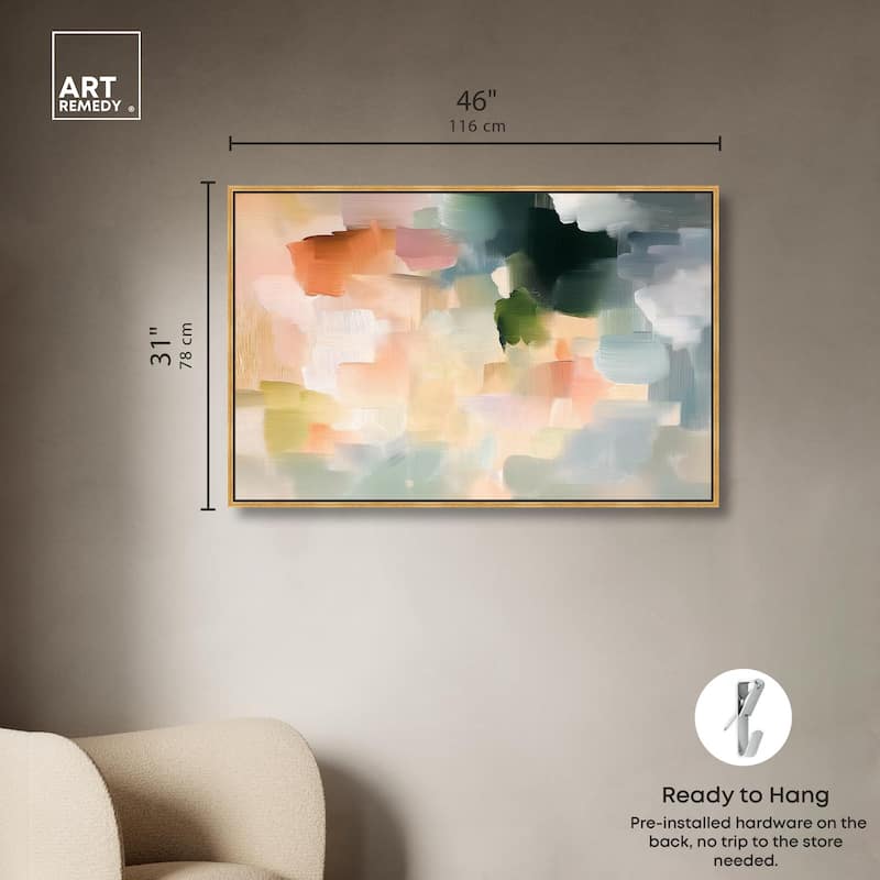 Dreamlike Hues II Canvas by Art Remedy