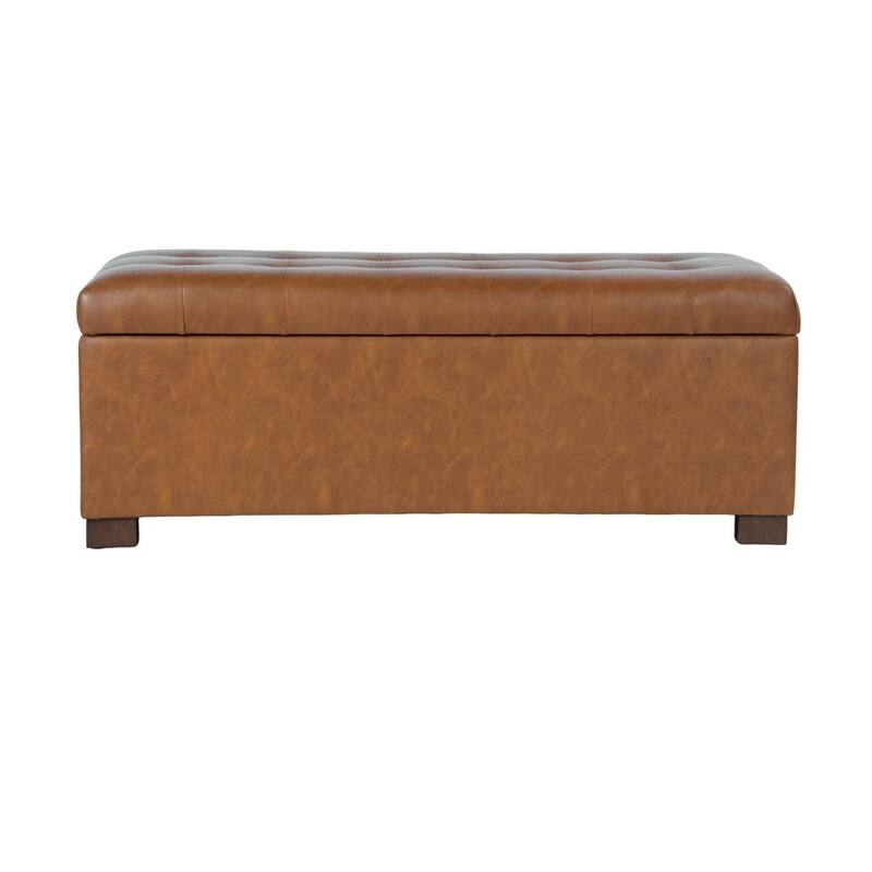 Porch & Den Camero Tufted Storage Bench