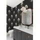 preview thumbnail 3 of 1, Seabrook Designs Dixie Dog Cameos Unpasted Wallpaper