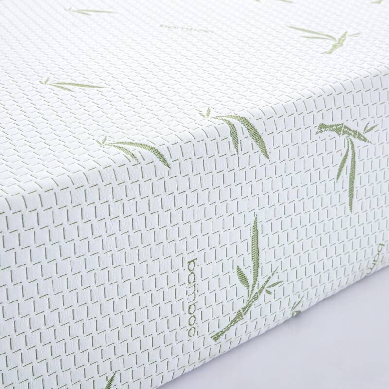 8 inch Green Tea Gel Memory Foam Mattress, Cooling Medium Feel Bed Mattress in a Box, CertiPUR-US