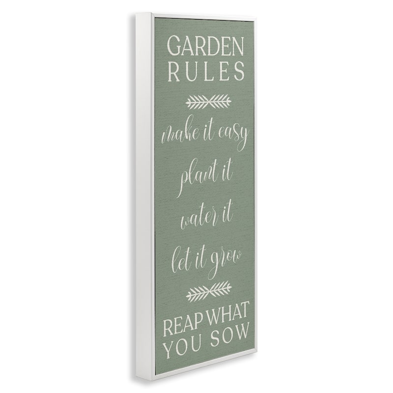 Stupell Reap What You Sow Gardening Framed Giclee Art Design By Lil' Rue