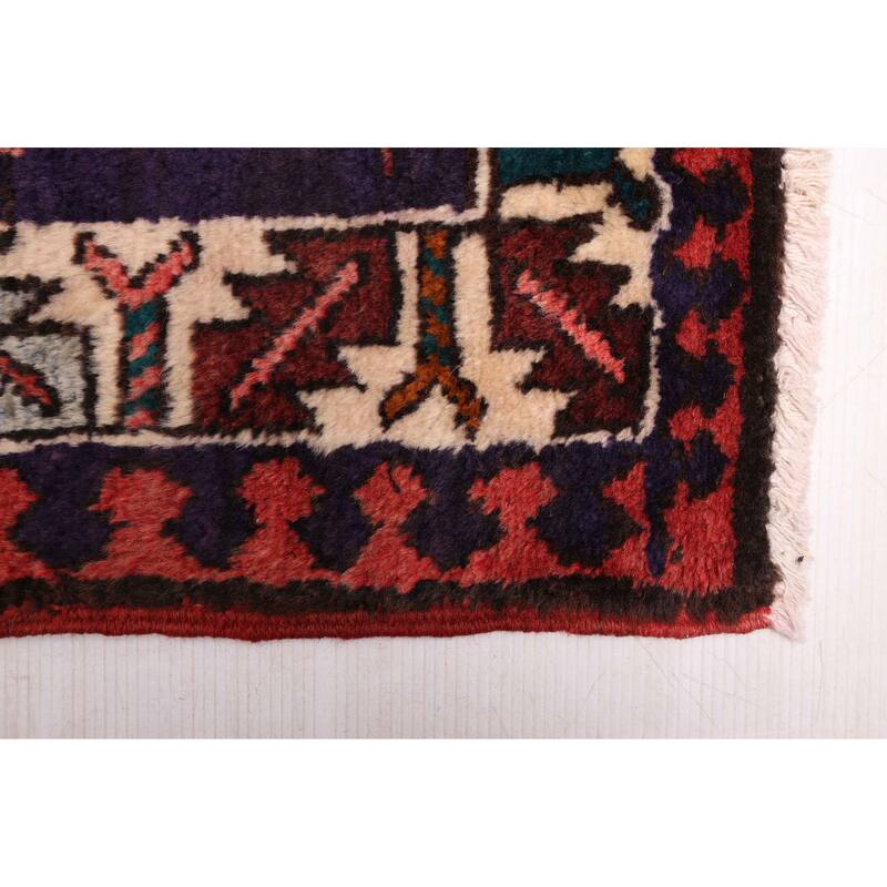 ECARPETGALLERY Hand-knotted Konya Anatolian Dark Navy Wool Rug - 2'10 x 10'1