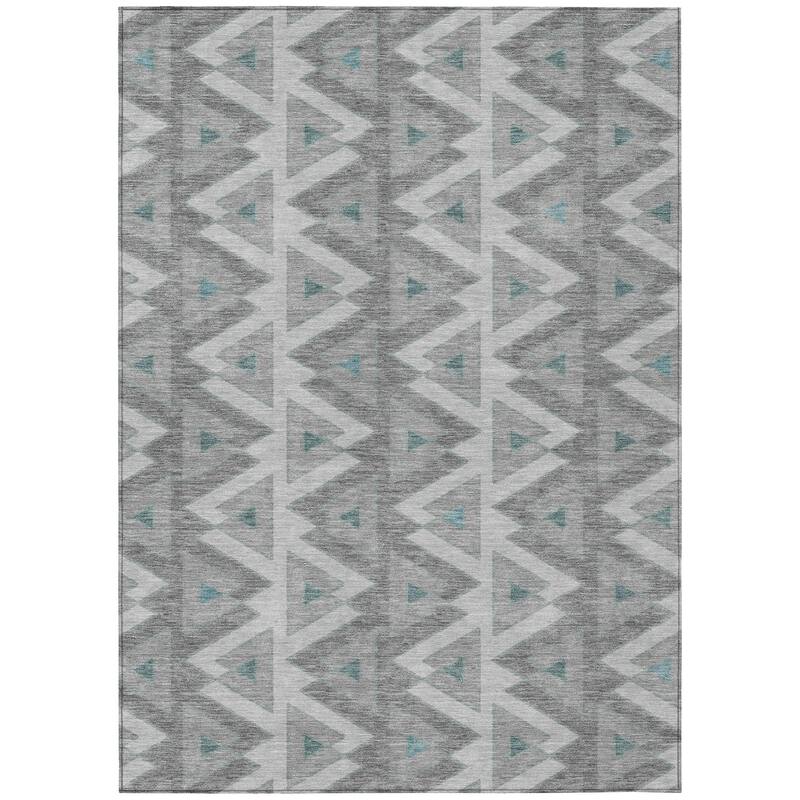 Machine Washable Indoor/ Outdoor Global Lyons Chantille Rug