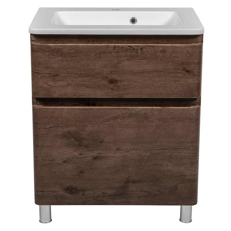 Free Standing Bathroom Vanity with Washbasin Comfort Collection No Mirror